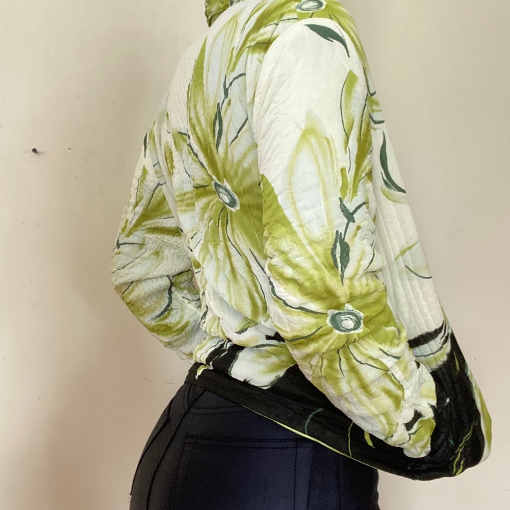 Reversible floral/green jacket!